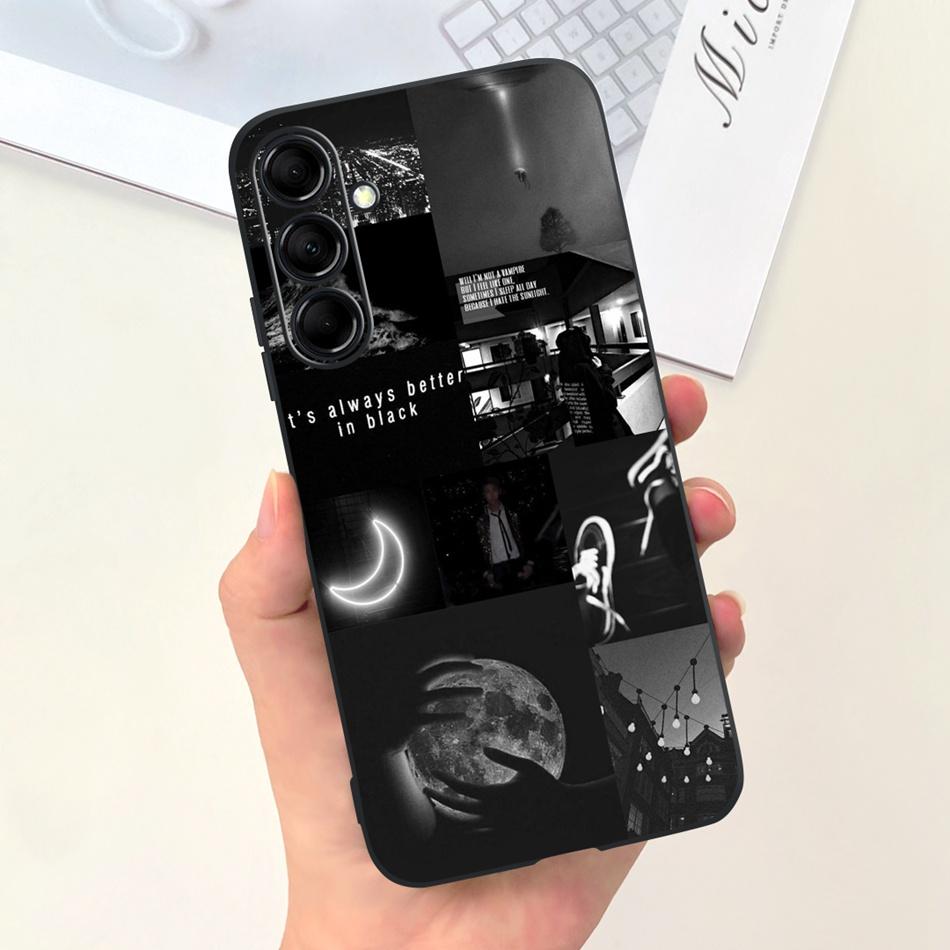 Чехол для телефона Samsung Galaxy A25 5G Samsung A25 2023 SM-A25B Модный дизайн с луной Мягкая силиконовая задняя крышка