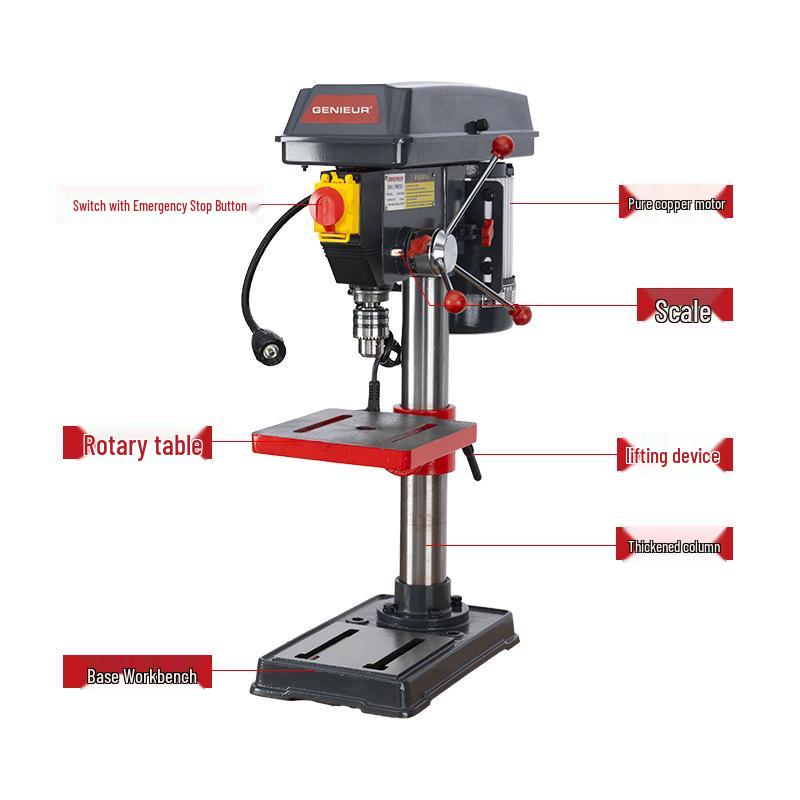 ZJ4113HA Multi-Function Bench Drill: Industrial and Household Grade