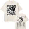 Jessie Murph Worldwide Hysteria Tour T-shirt 2025 Music Sad Girl Concert T-shirts Men Women Retro Hip Hop Fashion Cotton T Shirt
