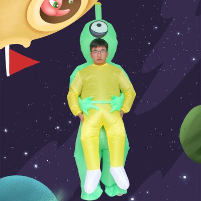 Новый продукт Антенна Одноглазый инопланетный призрак Обнимающийся надувной костюм Пародийные кукольные костюмы для выступлений Забавный реквизит