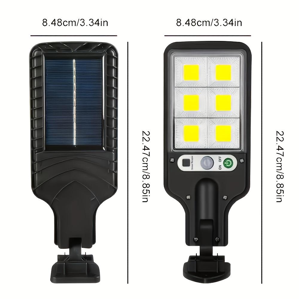 Motion-sensing solar floodlight with remote control, 3 lighting modes, smart super-bright LED street light
