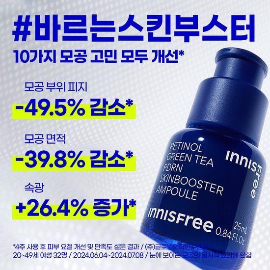 Innisfree Retinol PDRN Skin Booster Ампула 25 мл (+25мл)