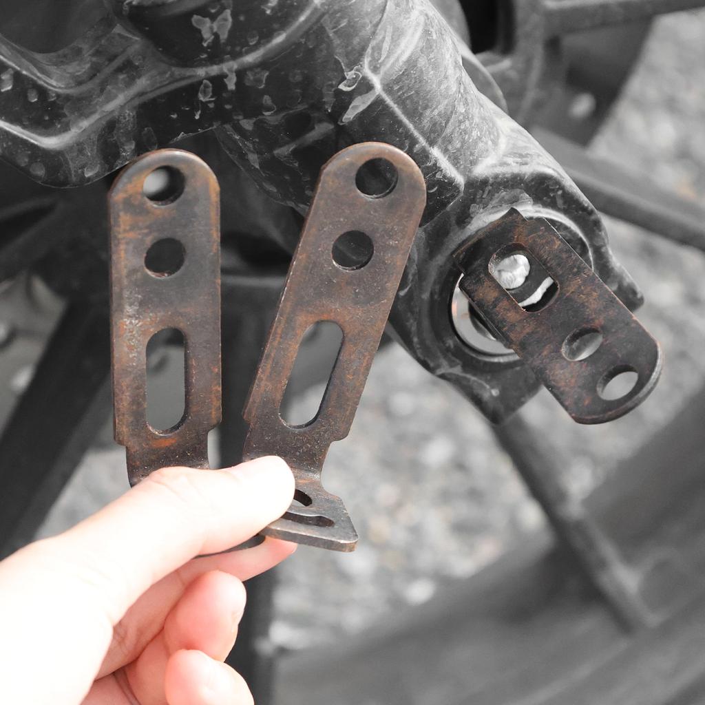 Motorcycle Auxiliary Light Bracket Mount Clamp Holder Carbon Steel Fog Lamp Support Stand for Electric Bike Scooter Accessories