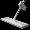 Бытовая швабра с плоской насадкой и функцией самоотжима