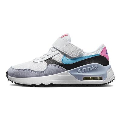 Air Max SYSTM PS белые синие кроссовки Lightning детские черные синие-шепот DQ0285-106