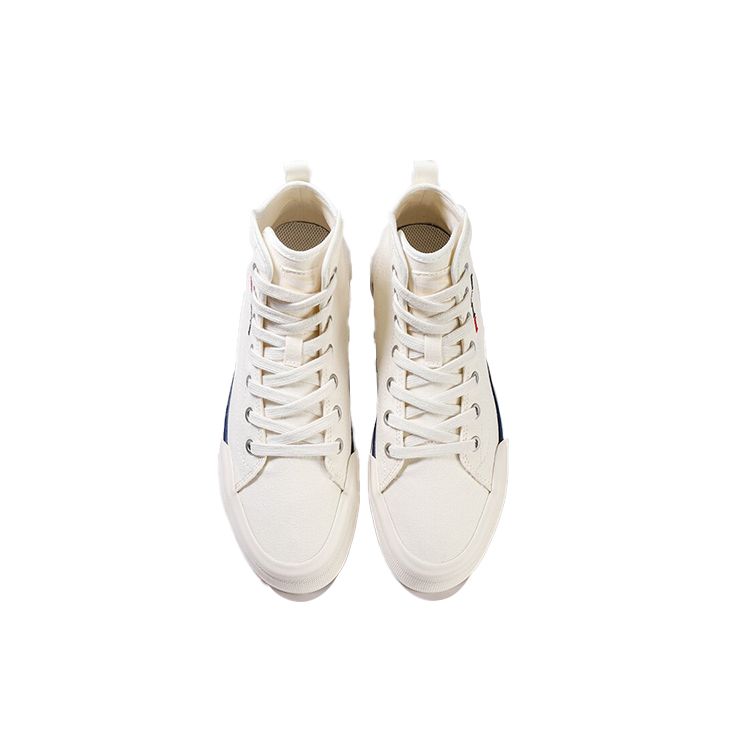 Anta Кроссовки Lifestyle Series Casual Wear Durable Non-Slip High-Top Skate Shoes Women Sneakers Ivory-White 122118665-1