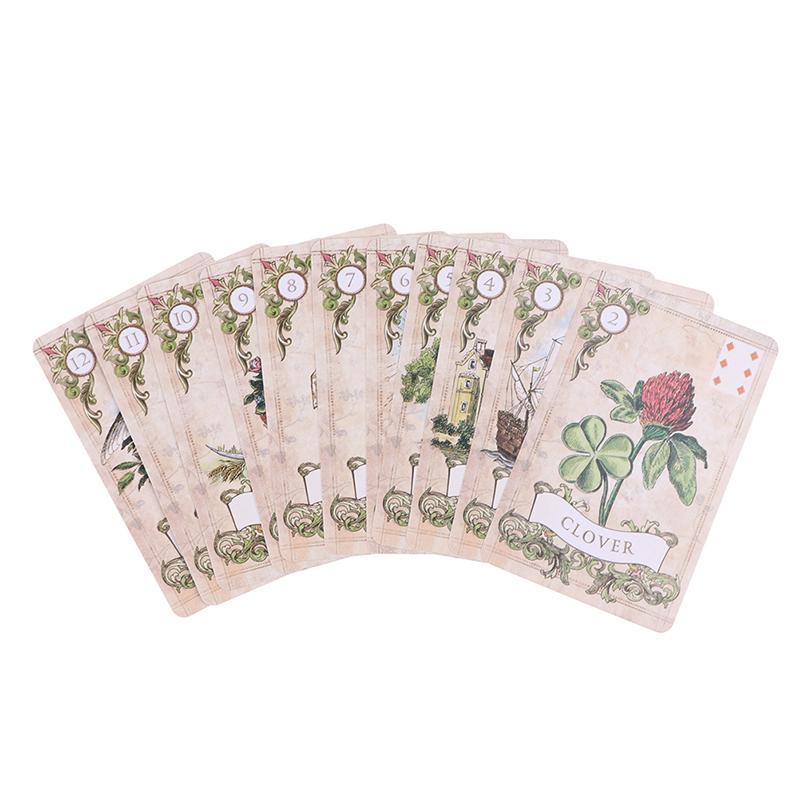 Старый стиль Ленорман Оракул Карты Таро Партия Пророчество Гадание Настольная игра