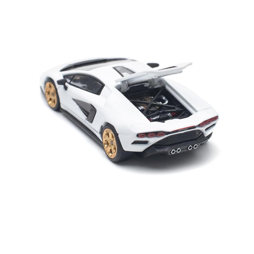 POP RACE Lamborghini Countach LPI BIANCO SIDERALE Готовый продукт 1/64 800-4