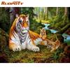 RUOPOTY Frameless Animals DIY Painting By Numbers Wall Art Picture Unique Gift Hand Painted Oil Painting For Home Decor 40x50CM