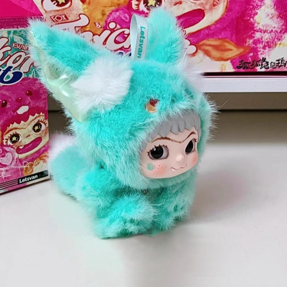 Wakuku Fox&Bunny Trickor Treat Series Blind Box Keychain Doll Pendant Toy Birthday Valentine'S Day Collection Model Kid Toy Gift
