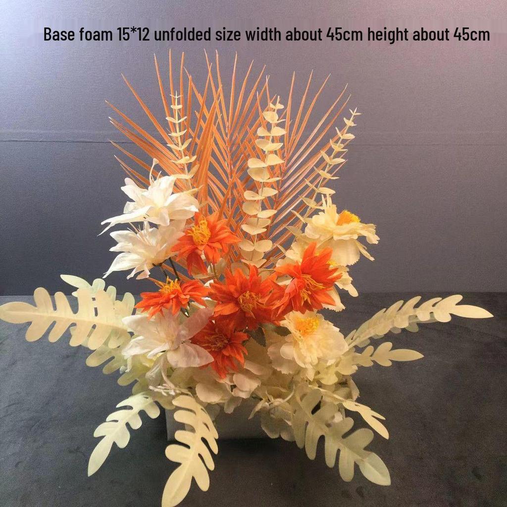 Большой набор для украшения свадебной дорожки и Т-сцены из шелковых цветов