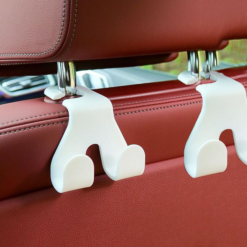 2 шт. Крючок на спинку сиденья автомобиля Универсальная вешалка на подголовник автомобиля для сумок, ключей, одежды, органайзер для автомобиля, держатель, аксессуары для интерьера автомобиля