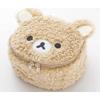 Cute Anime Bear Face Girls Plush Stuffed Make Up Bags Cosmetic Case For Women