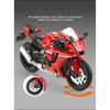 Масштаб 1/12 Yamaha YZFR1 Сплав Литой Модель Мотоцикла Игрушка Транспортное Средство Коллекция Звук и Свет Внедорожный Автоцикл Игрушки для Мальчиков Машина