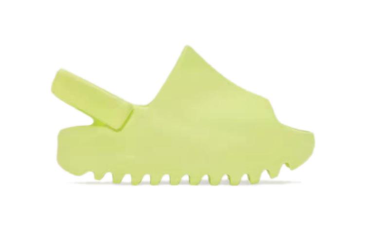 adidas Yeezy Slide Светящийся Зеленый для Малышей GX6140