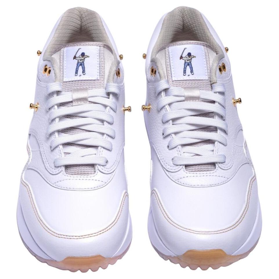 Eastside Golf x Nike Air Max 1 86 OG Golf Big Bubble - Игра для всех. Кроссовки унисекс Be Authentic White Metallic-Gold Pure-Platinum HQ3074-100