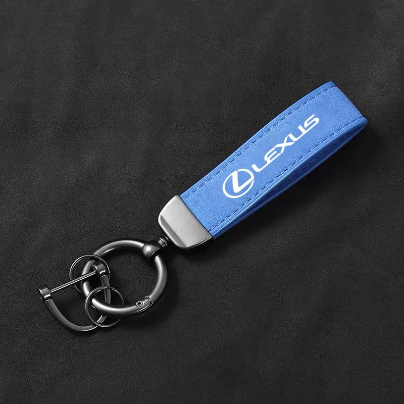 Car Zinc Alloy Leather Keychain Keyrings Accessories For Lexus GS IS LS500h ES260 ES300h RX350h NX260 UX260 LM LC RZ450e TX RC