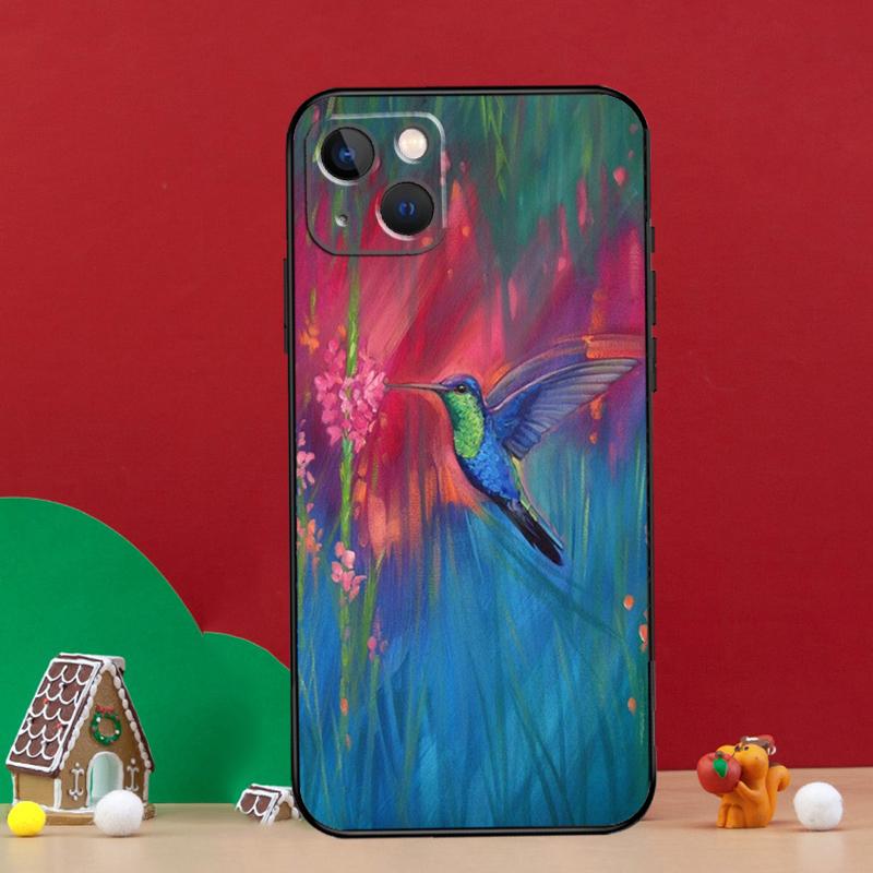 Чехол Колибри для iPhone 15 12 14 Pro Max 11 13 Mini Plus XR X XS Max Задняя крышка телефона