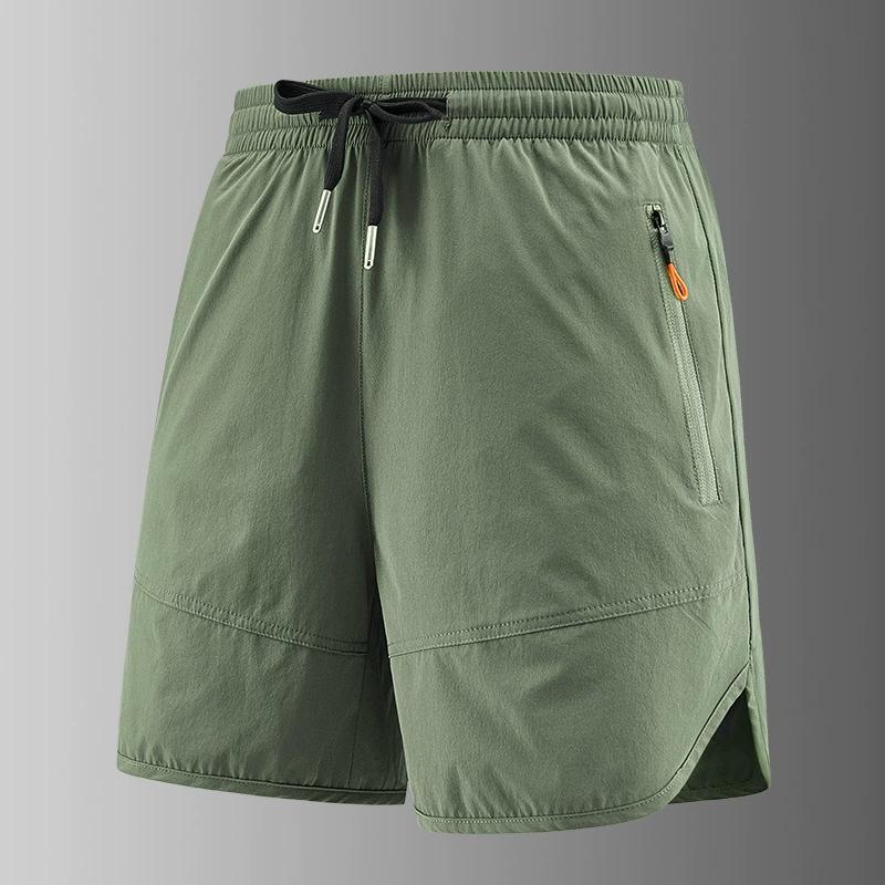 Мужские шорты однотонные, летние дышащие повседневные бриджи, шорты больших размеров, свободные спортивные повседневные