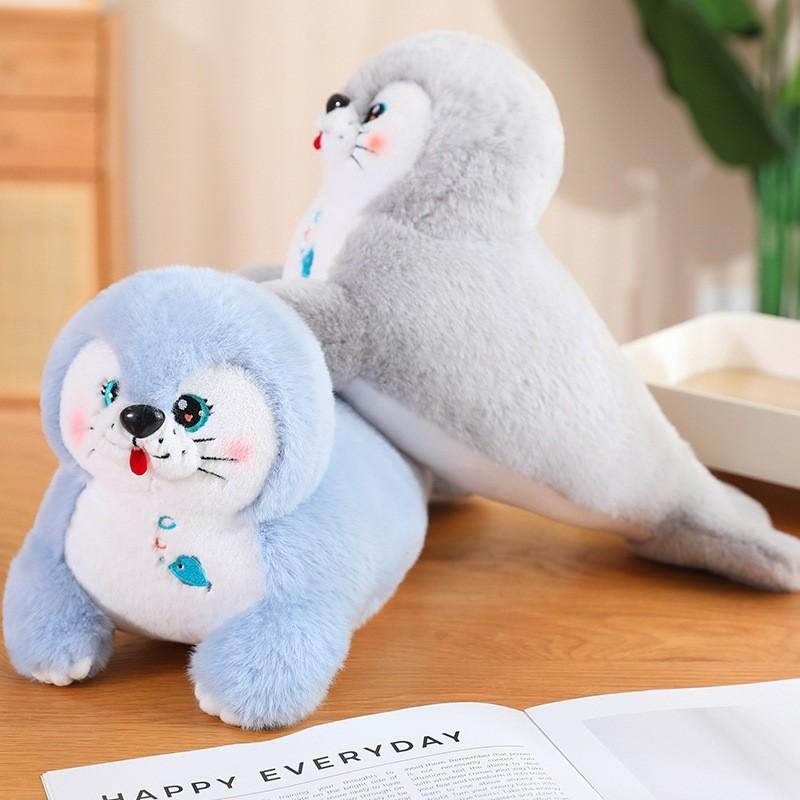 Sea Plush Lion Toy Marine Animal Stuffed Doll Kids Gift Bedroom Decorations