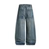 New American retro loose jeans cartoon animation personality cleanfit wide leg trousers