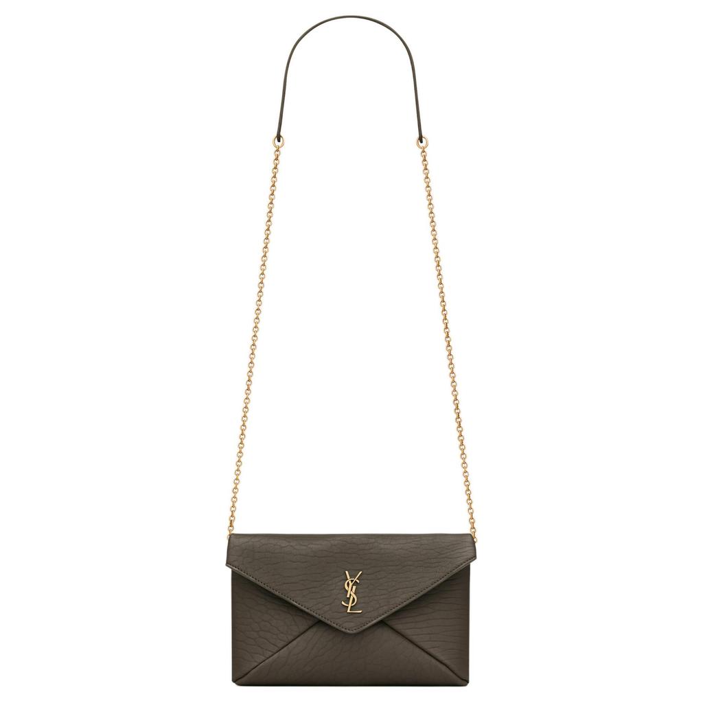 Saint Laurent Cassandre Le Removable Chain Lambskin Shoulder Bag Women shoulder bag Light-Musk 847638-AACYT-3212