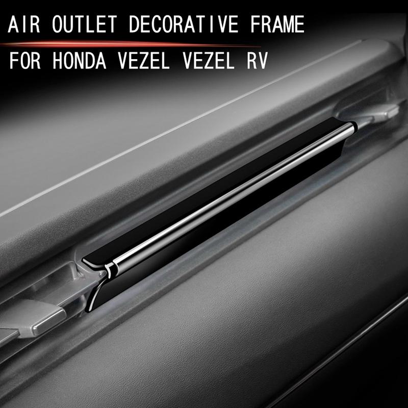 Car Dashboard Side Air Vent Housing Outlet Frame Decorative Cover Trim For Honda Vezel HR-V HRV