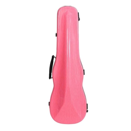 Super Light Violin Case, Gold Shape Hard Fiberglass Box, Durable, Drop-Proof and Collision-Resistant, Ultra-Lightweight Gig Bag for Violin Storage, Cr