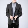 Firstview Men's Business Casual Double-faced Wool Lapel Overcoat FV24D1125