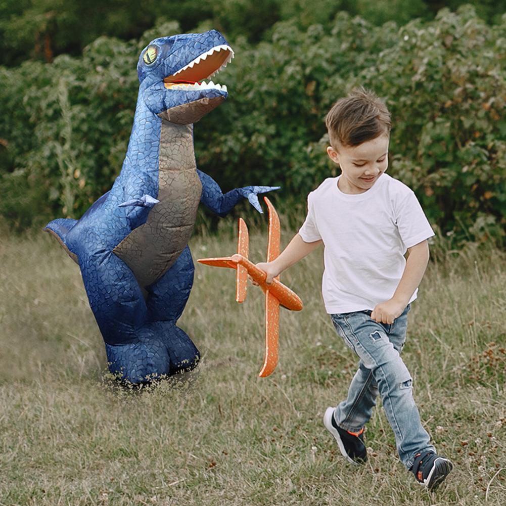 Электрический надувной динозавр с дистанционным управлением, надувной динозавр с дистанционным управлением, гигантский динозавр Юрского периода, игрушка-динозавр T-Rex для мальчиков