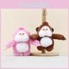 King Kong Cute Keychain Cartoon Stuffed Monkey Plush Toy Perfect Doll Keyring