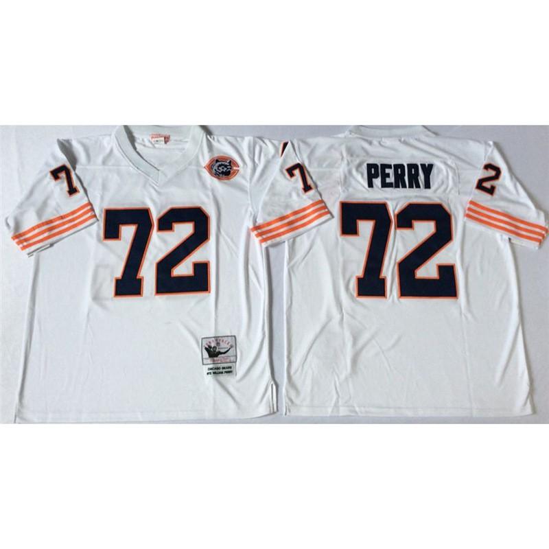Chicago Bears Retro NFL Football Jersey Men Women Cotton Embroidered Sports Fan Apparel