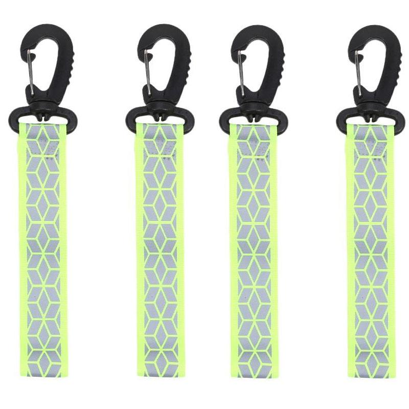 Светоотражающий эффект Светоотражающий кулон безопасности Легкий Яркие цвета Светоотражающий кулон для рюкзака Мощный в ночное время