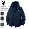 Playboy Men's 3-in-1 Autumn/Winter Windproof Outdoor Jacket