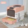 Extra Large Enclosed Cat Litter Box with UV Sterilization, Deodorizing Drawer, and Splash-Proof Design.