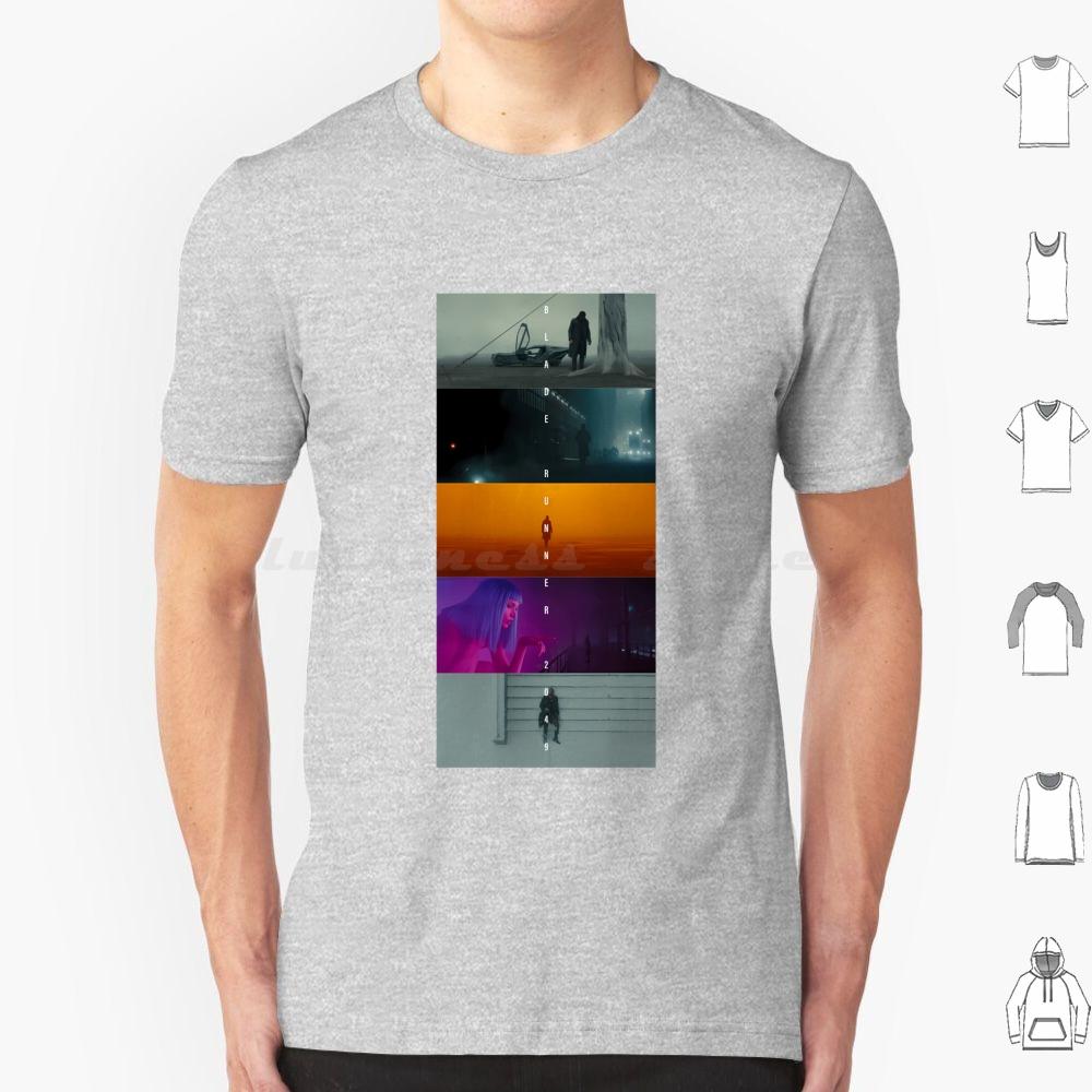 2049 Vertical T Shirt Big Size 100 Cotton Movie 2049 2049 Film Ryan Gosling Harrison Movies Sci Fi Blade Joi Denis Villenueve