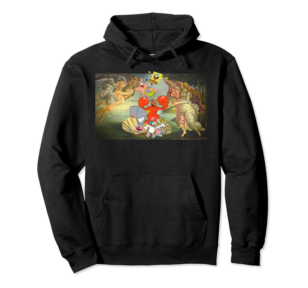 Spongebob Squarepants The Birth of Spongebob Squarepants Painting Hoodie
