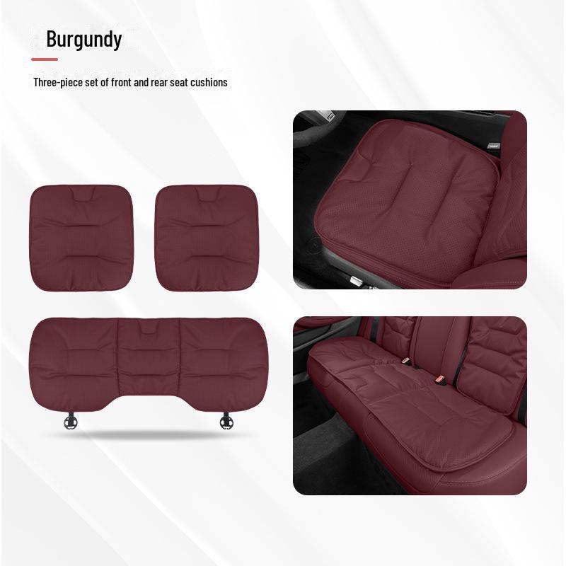 Универсальные вентилируемые подушки для автомобильных сидений из кожи наппа — всесезонные, дышащие, высококачественные, перфорированные, для всех моделей.