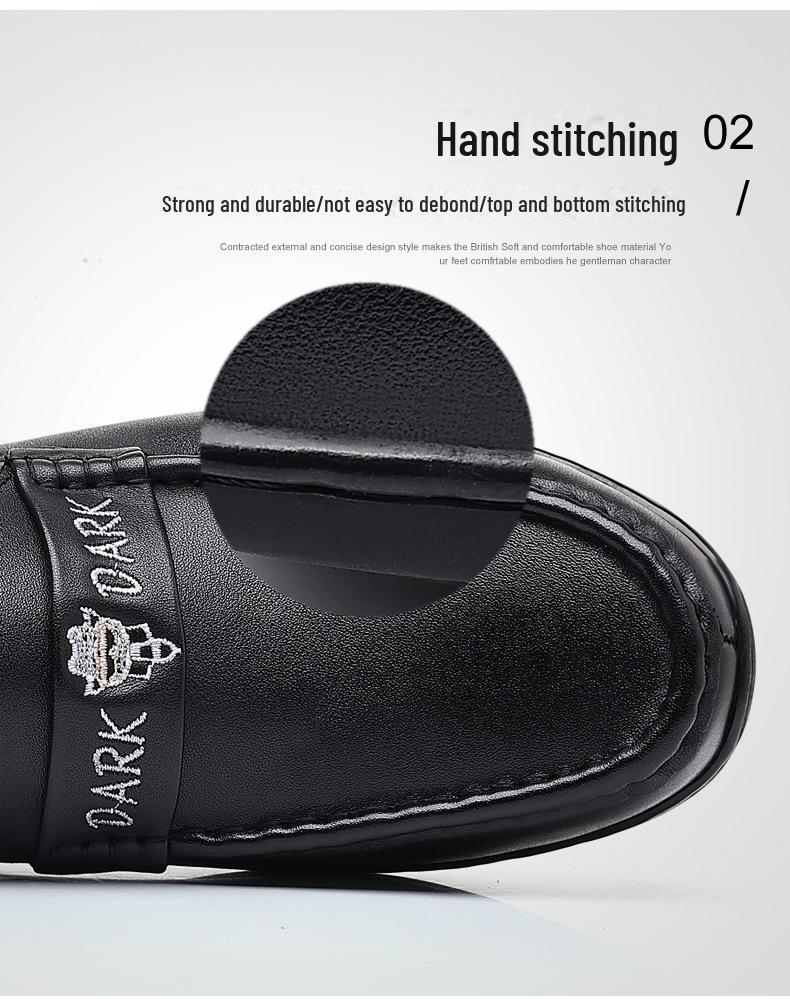 Мужские мокасины из натуральной коровьей кожи - повседневные модные лоферы, туфли без застежек в европейском стиле