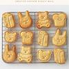 New Jam Sandwich Flowers Cookie Cutter 3D Birthday Biscuit Molds Pressable Fondant Stamp New Year Cakes Decor Baking Supplies