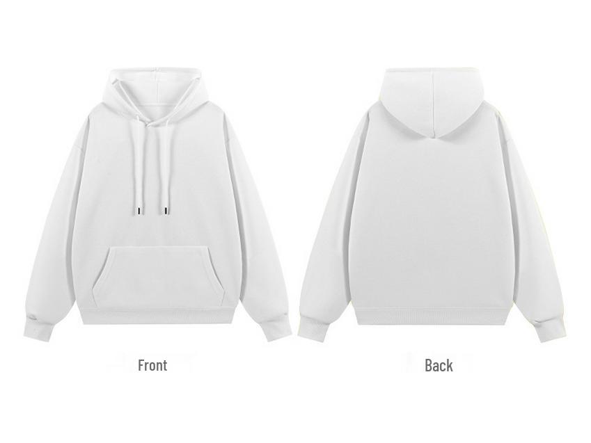 2025 Autumn Solid Color Loose Hoodie for Couples