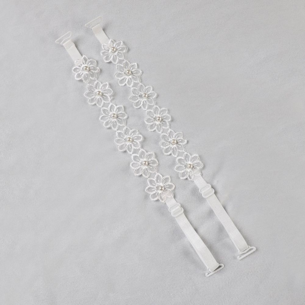 Жемчуг Силиконовый Невидимый Цветок Плечевой Бретель Аксессуары Для Бюстгальтеров Женский Пояс Для Бюстгальтера Бретели