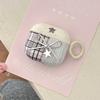 Новый силиконовый чехол с бантом из ленты DIY для Apple AirPods 1 2 3 4 Pro 2 3-го поколения, крышка для зарядного кейса беспроводных Bluetooth-наушников