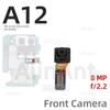 Back Front Small Macro Depth Wide Main Rear Camera Flex Cable For Samsung Galaxy A12 A11 A115F A125F Phone Parts