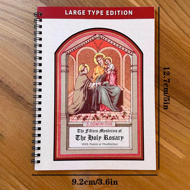 Pocket-Size Rosary Meditation Book Small Catholic Prayer Book Our Lady Of Fatima