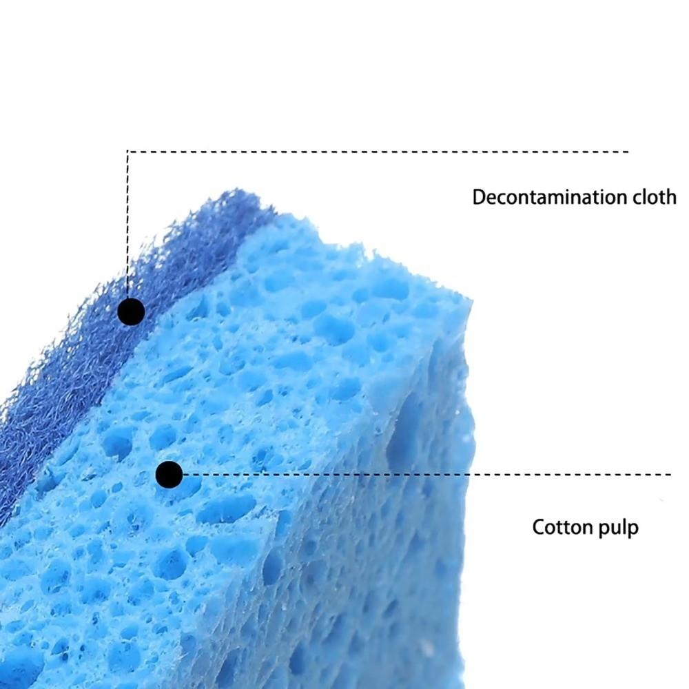 Reusable Cleaning Brush Sponges Sponge Scouring Pad Durable Cleaning Wipe  Household Cleaning Tools