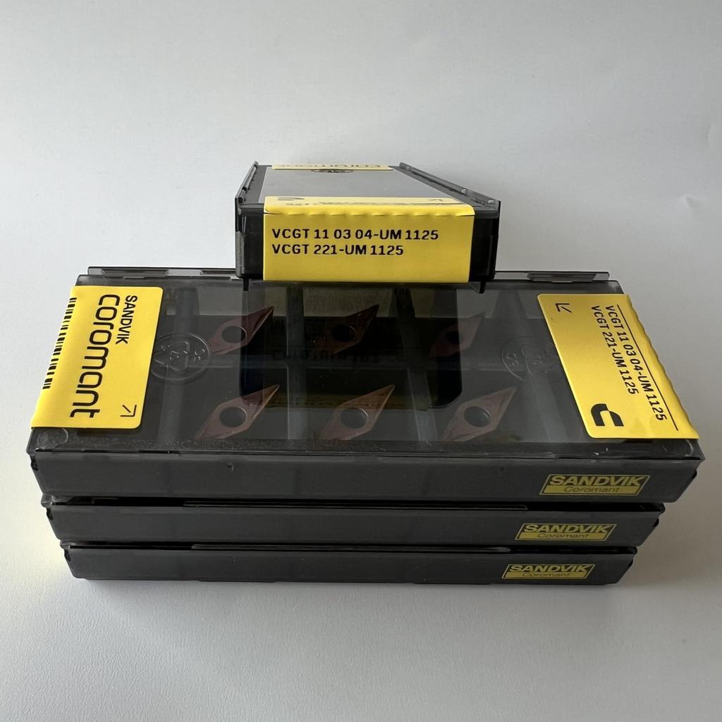 SANDVIK / VCGT110304-UM 1125 / Original Swedish hard alloy blade 10 Pcs
