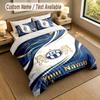 3Pcs Bedding Set Custom Name Text, 1 Sheet 2 Pillowcases Home Bed DecorFC Zürich