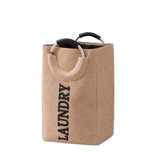 Portable Foldable Home Dirty Clothes Laundry Storage Box Basket with Handles