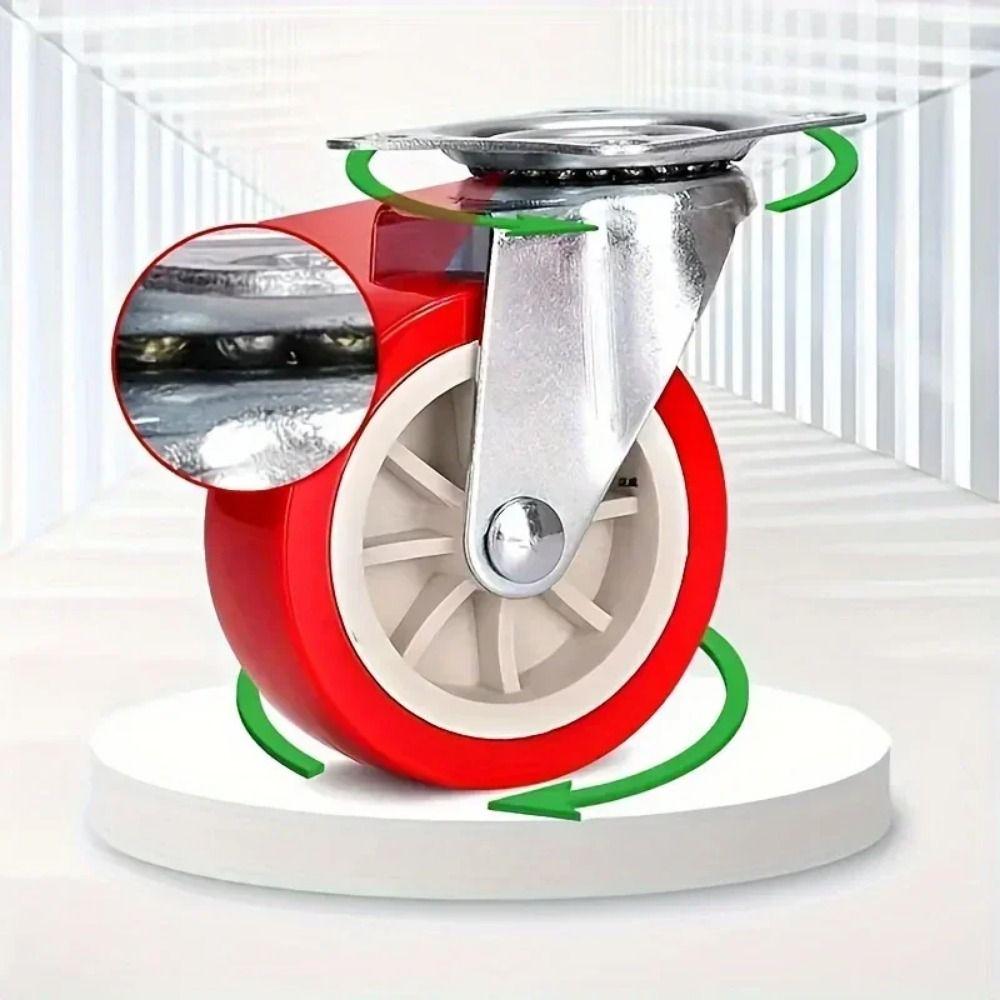 2 шт. 360-градусные мебельные ролики бесшумные ролики для стульев универсальные поворотные колеса для детской кроватки